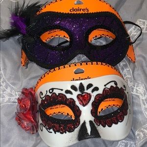 2 Beautiful Masks for Halloween/Mardi Gras! BNWT